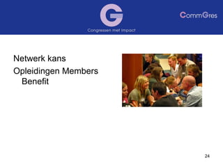 Netwerk kans Opleidingen Members Benefit 