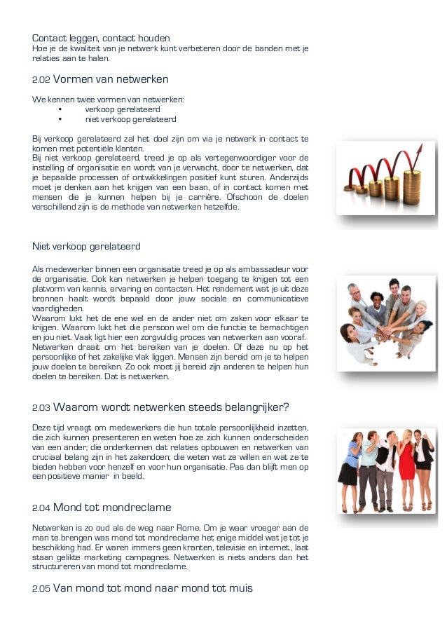 Netwerken voor je toekomst