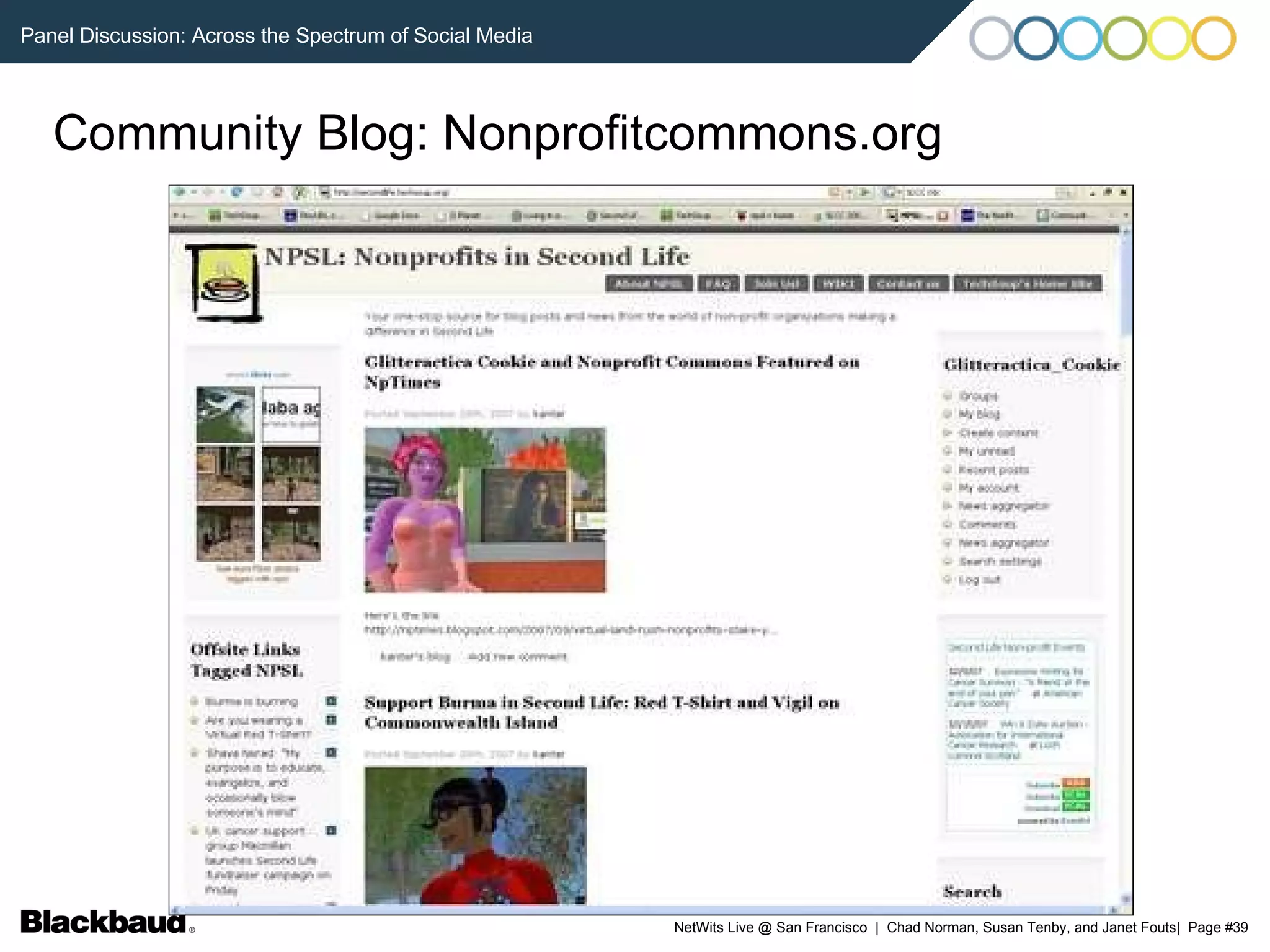 Community Blog: Nonprofitcommons.org 