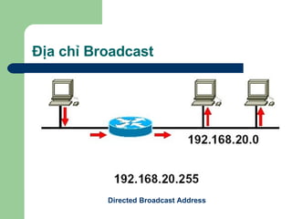 Địa chỉ Broadcast Directed Broadcast Address 