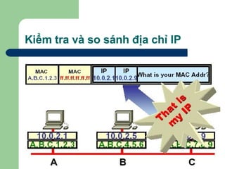 Kiểm tra và so sánh địa chỉ IP 