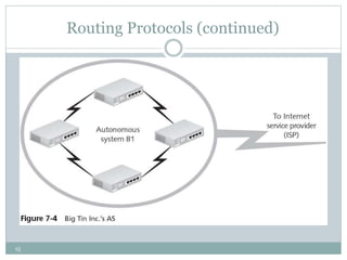 15
Routing Protocols (continued)
 