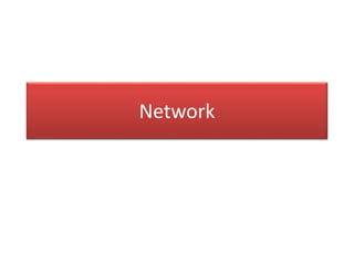 Network
 