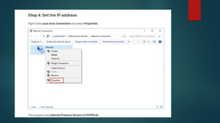 Basic Network Configuration Activity powepoint | PPTX