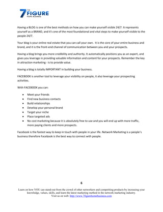 Network Marketing Prospecting Strategy