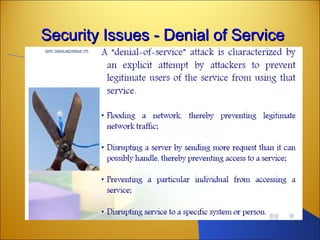 Security Issues - Denial of ServiceSecurity Issues - Denial of Service
 