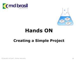 Hands ON
Creating a Simple Project
©Copyright md brasil - direitos reservados 58
 