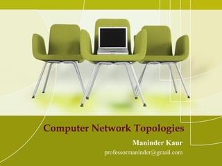 Computer Network Topologies
Maninder Kaur
professormaninder@gmail.com

 