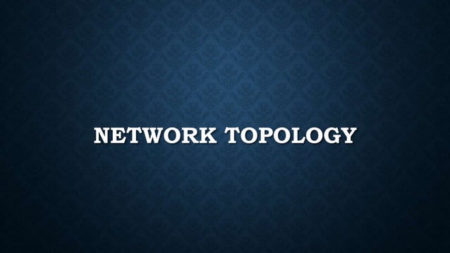 Network Topologies Various Topologies Pptx