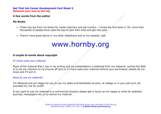 Job Hunting - How to boost your chances by building your network