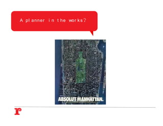 A pl a n n e r i n t h e wor k s ?
 