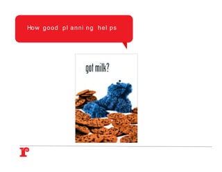 Ho w g o o d p l a n n i ng he l p s
 