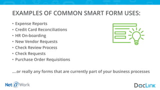 DocLink Document Management - Benefits of Smart Forms | PDF