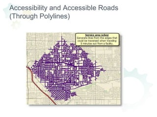 Accessibility and Accessible Roads (Through Polylines)