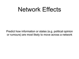 Network analysis lecture | PPTX