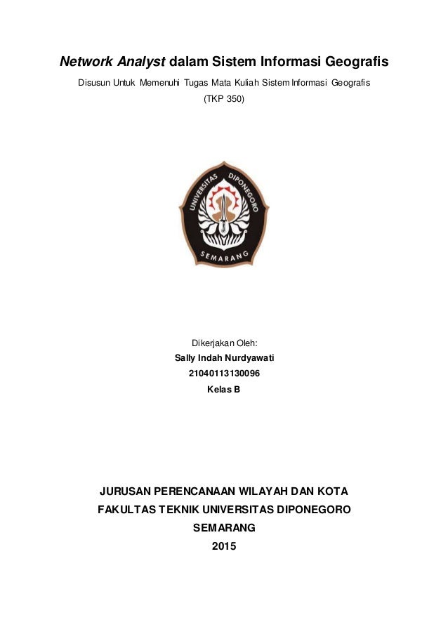 Network Analyst Dalam Sistem Informasi Geografis