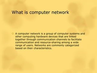 Network and programming language | PPTX