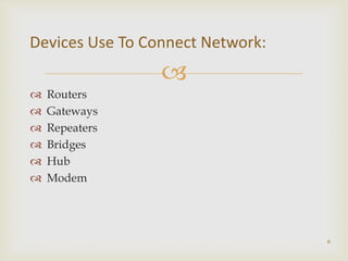 Network and types of network | PPTX