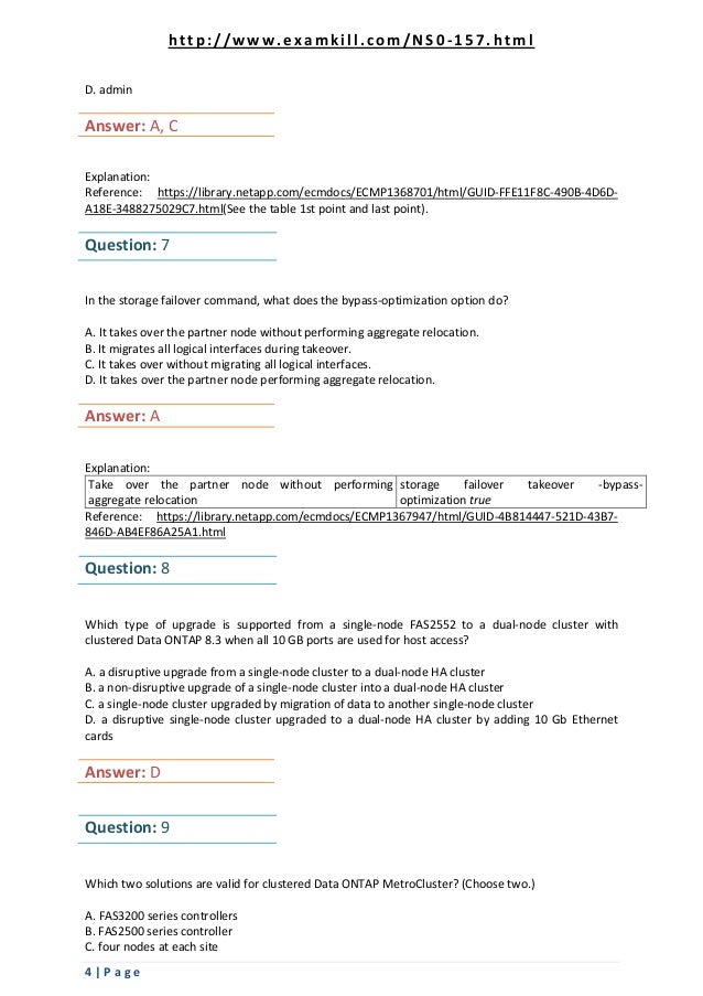 NS0-404 Zertifikatsfragen