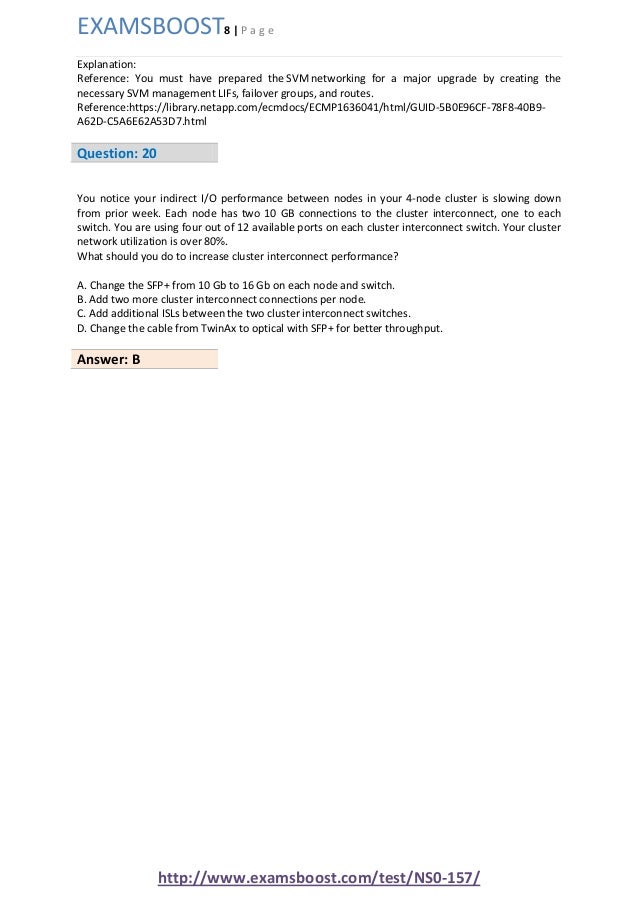NS0-304 Prüfungsinformationen