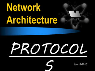 Network
Architecture
PROTOCOL
Jan-19-2016
 