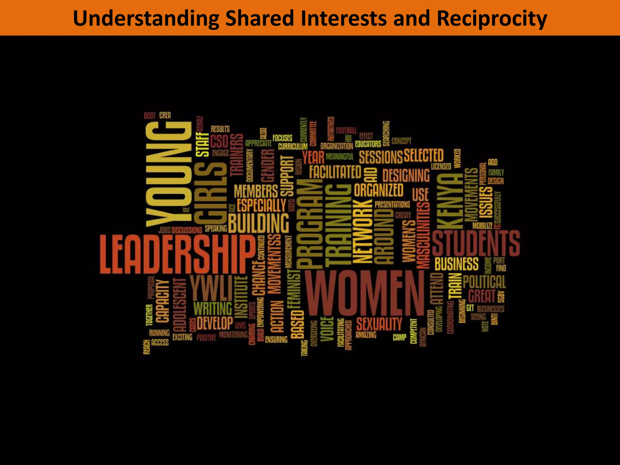Understanding Shared Interests and Reciprocity
 