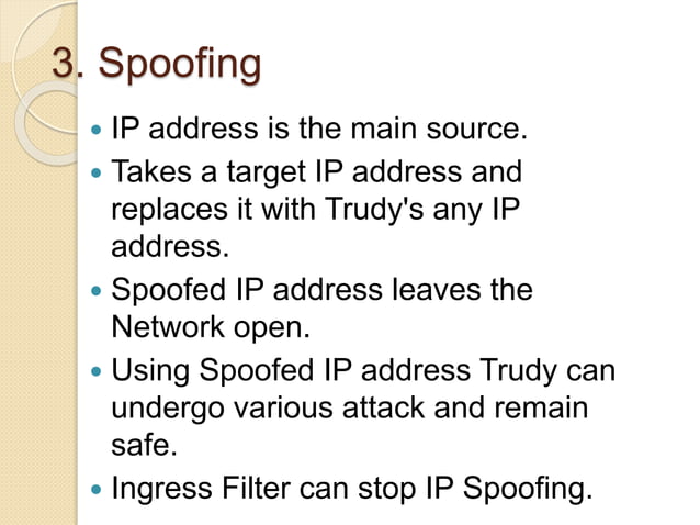 Network Attacks and Countermeasures | PPTX