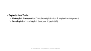 Comprehensive Cyber Security and Ethical Hacking Training by Dr. Aparna ...