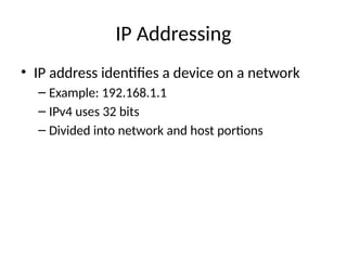 Introduction to Computer Network Basics and Components | PPTX