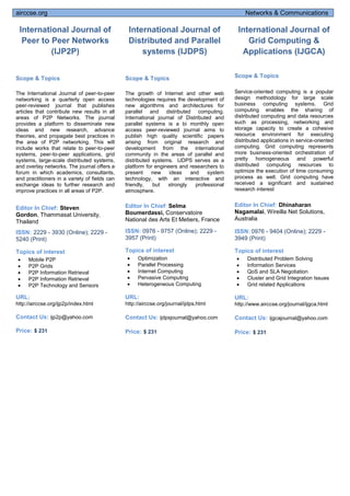 Networks & Communications | PDF