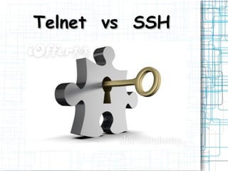 Telnet vs SSH
 
