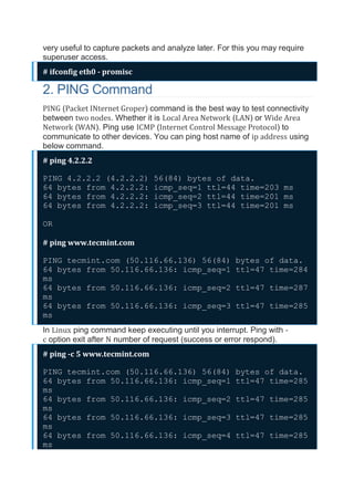Network commands | PDF