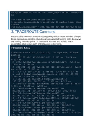 Network commands | PDF