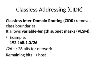 Comprehensive Overview of Network Communication Models and Protocols | PPTX