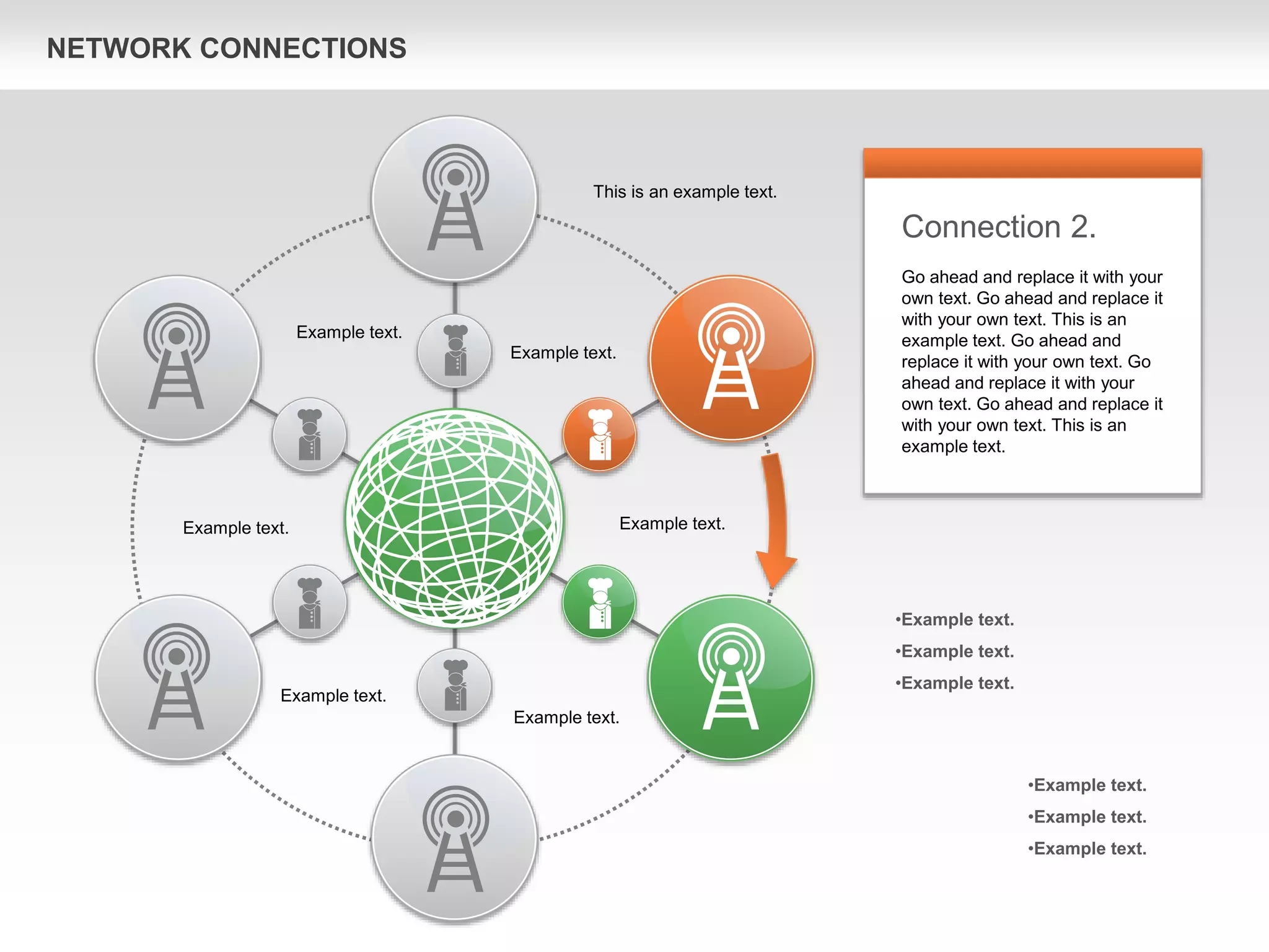Cellular Network Diagram (for PowerPoint and Google Slides) | PPTX