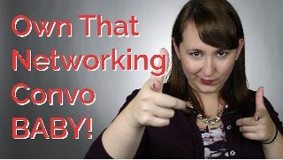 How To Keep That Networking Conversation Going | CareerHMO