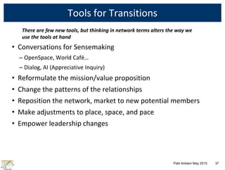 Closely knit, focused on purpose