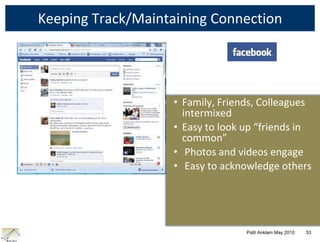 Managing the network’s contextWhy is it important to understand networks?Patti Anklam May 2010         23