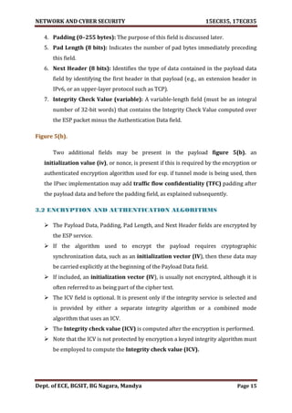 VTU Network & cyber security (1-5 Module) Full notes