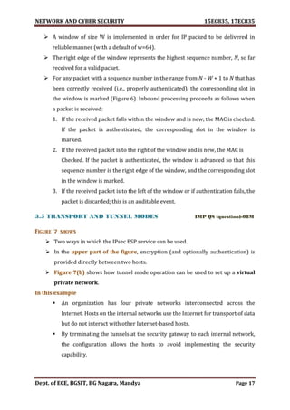 VTU Network & cyber security (1-5 Module) Full notes