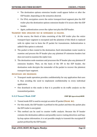 VTU Network & cyber security (1-5 Module) Full notes