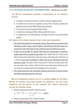 VTU Network & cyber security (1-5 Module) Full notes