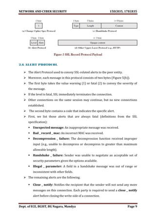 VTU Network & cyber security (1-5 Module) Full notes