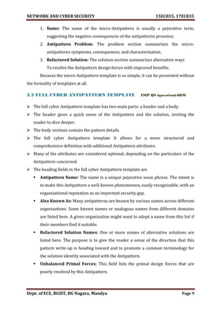 VTU Network & cyber security (1-5 Module) Full notes