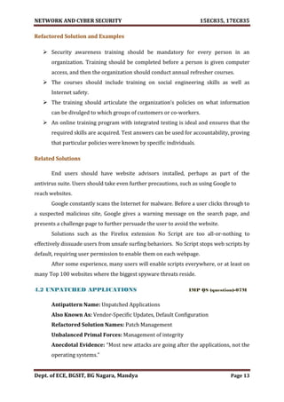 VTU Network & cyber security (1-5 Module) Full notes