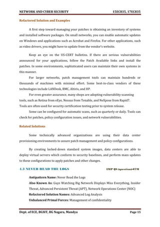 VTU Network & cyber security (1-5 Module) Full notes