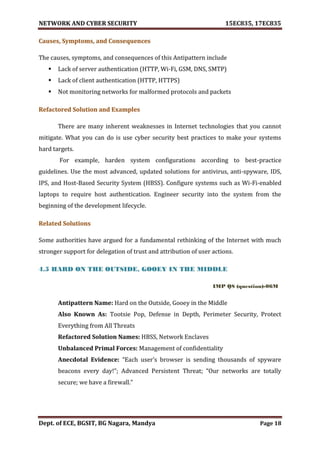 VTU Network & cyber security (1-5 Module) Full notes