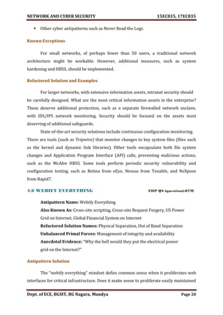 VTU Network & cyber security (1-5 Module) Full notes