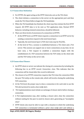 VTU Network & cyber security (1-5 Module) Full notes