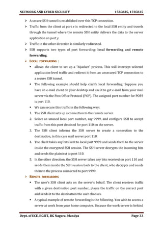 VTU Network & cyber security (1-5 Module) Full notes